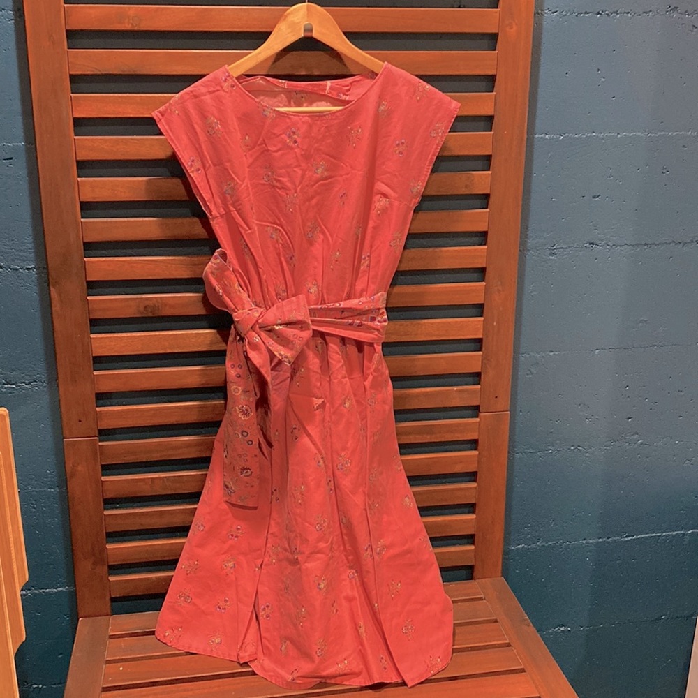 Pink Vintage Simple Dress